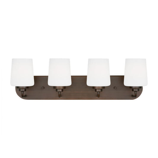 Generation Lighting Windom Four Light Wall / Bath Bronze