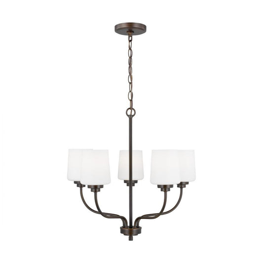 Generation Lighting Windom Five Light Chandelier Bronze