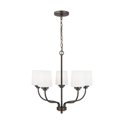 Generation Lighting Windom Five Light Chandelier Bronze