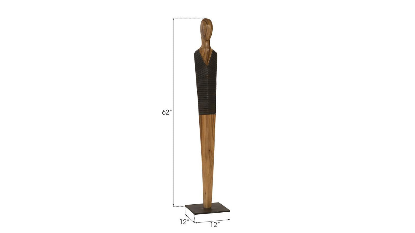 Vested Figure Sculpture