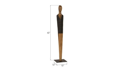 Vested Figure Sculpture