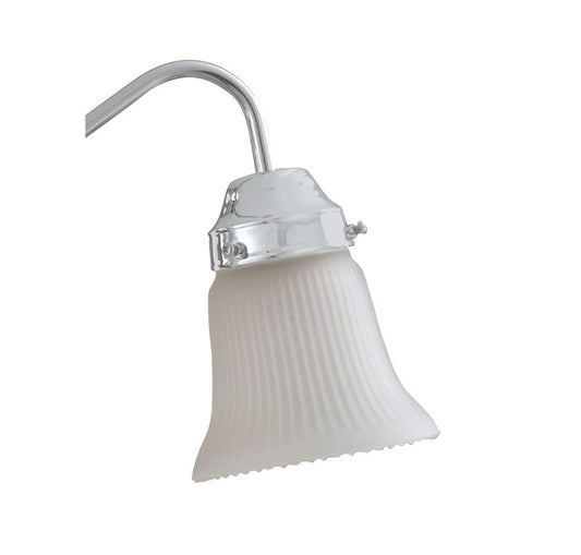 Savoy House Stella 4.5-in Glass Shade White Ribbed Frost