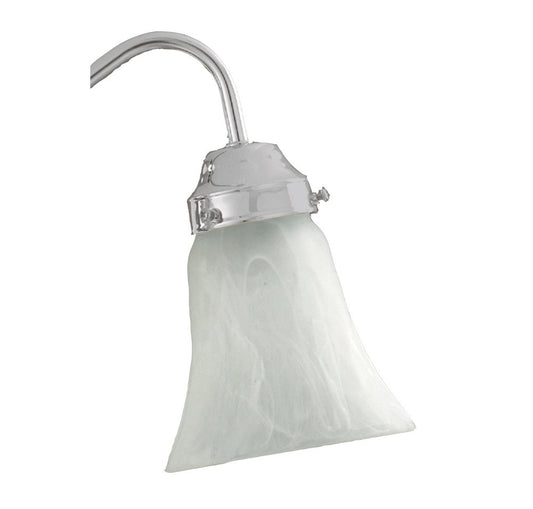 Savoy House Stella 4.88-in Glass Shade White Marble