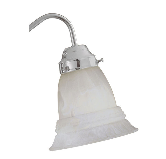 Savoy House Stella 5.5-in Glass Shade White Marble