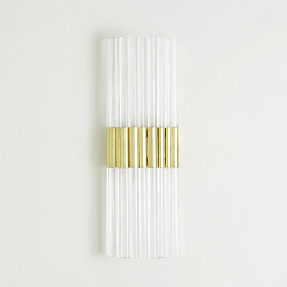 Global Views Acrylic Brass Wall Sconce HW