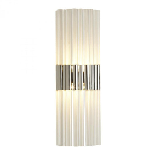 Global Views Acrylic Wall Sconce Nickel