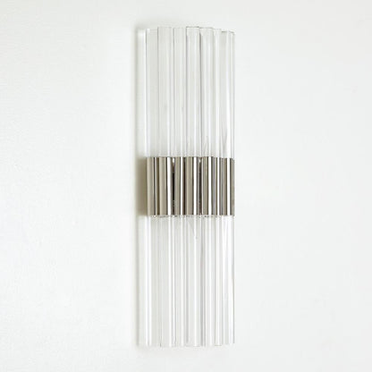 Global Views Acrylic Nickel Wall Sconce HW