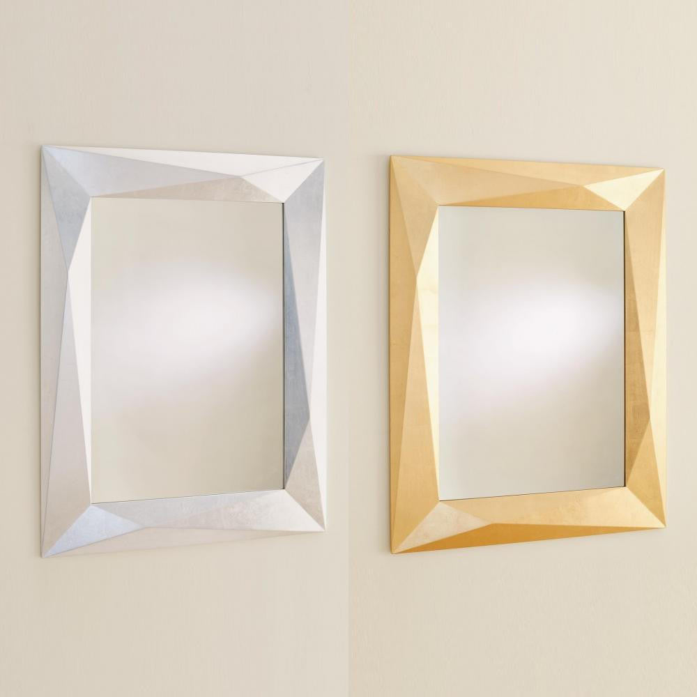 Global Views Angular Gold Leaf Mirror