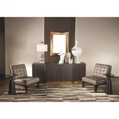 Global Views Angular Gold Leaf Mirror