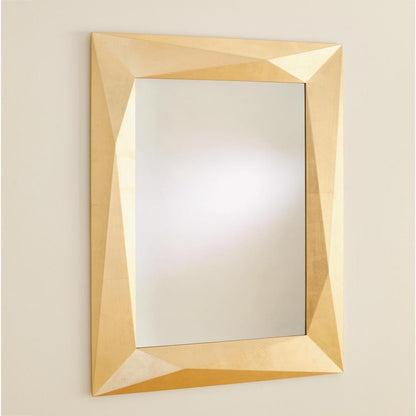 Global Views Angular Gold Leaf Mirror