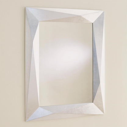 Global Views Angular Silver Leaf Mirror