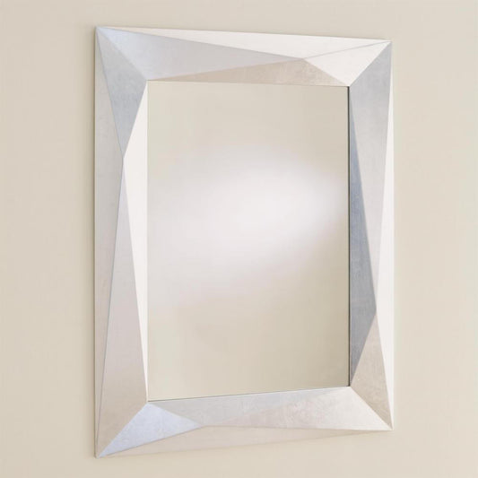 Global Views Angular Silver Leaf Mirror