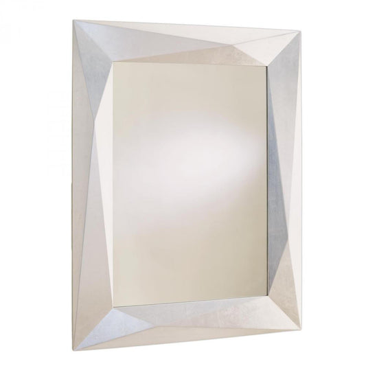 Global Views Angular Silver Leaf Mirror