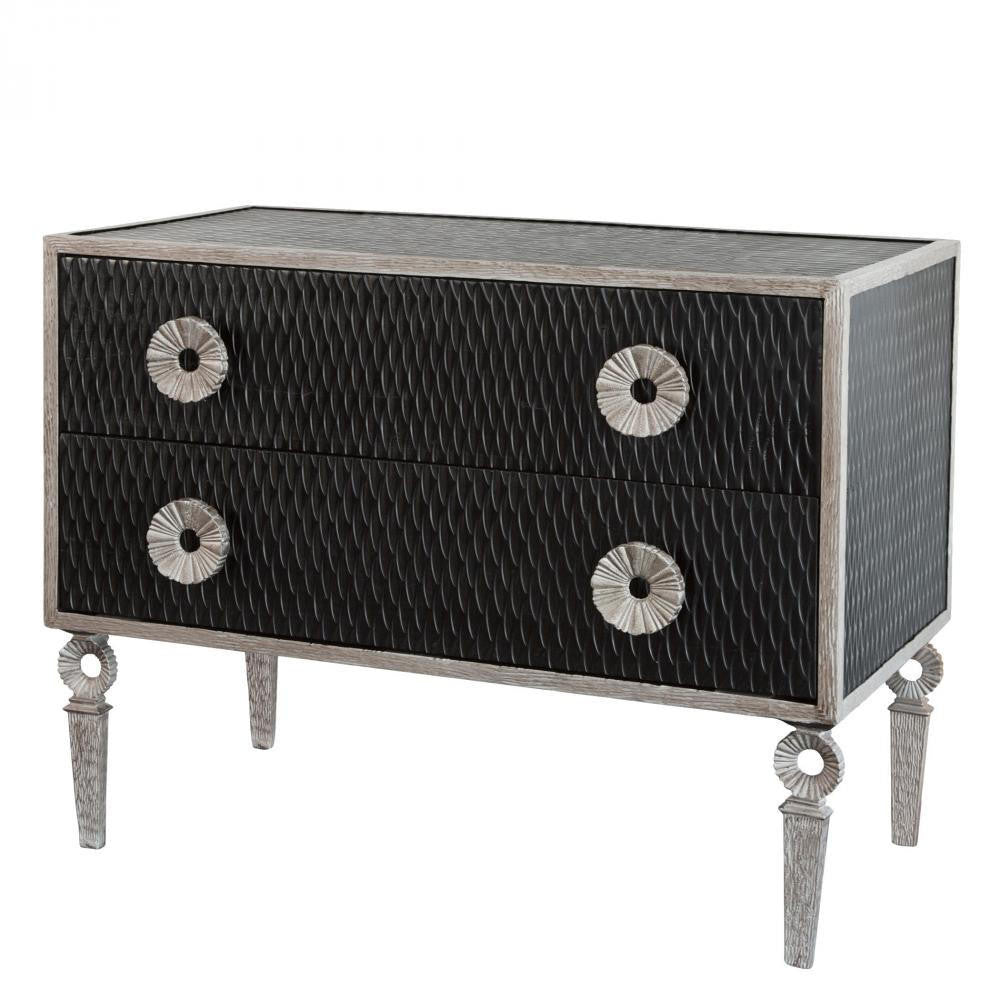 Global Views Artisan Nickel, Antique Lacquer Chest