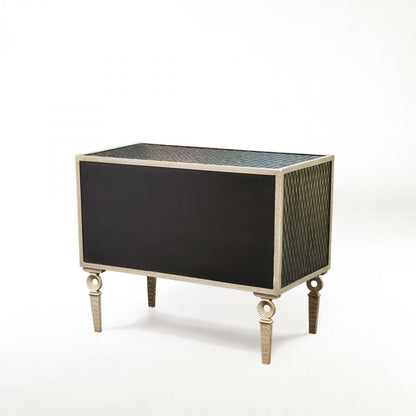 Global Views Artisan Nickel, Antique Lacquer Chest