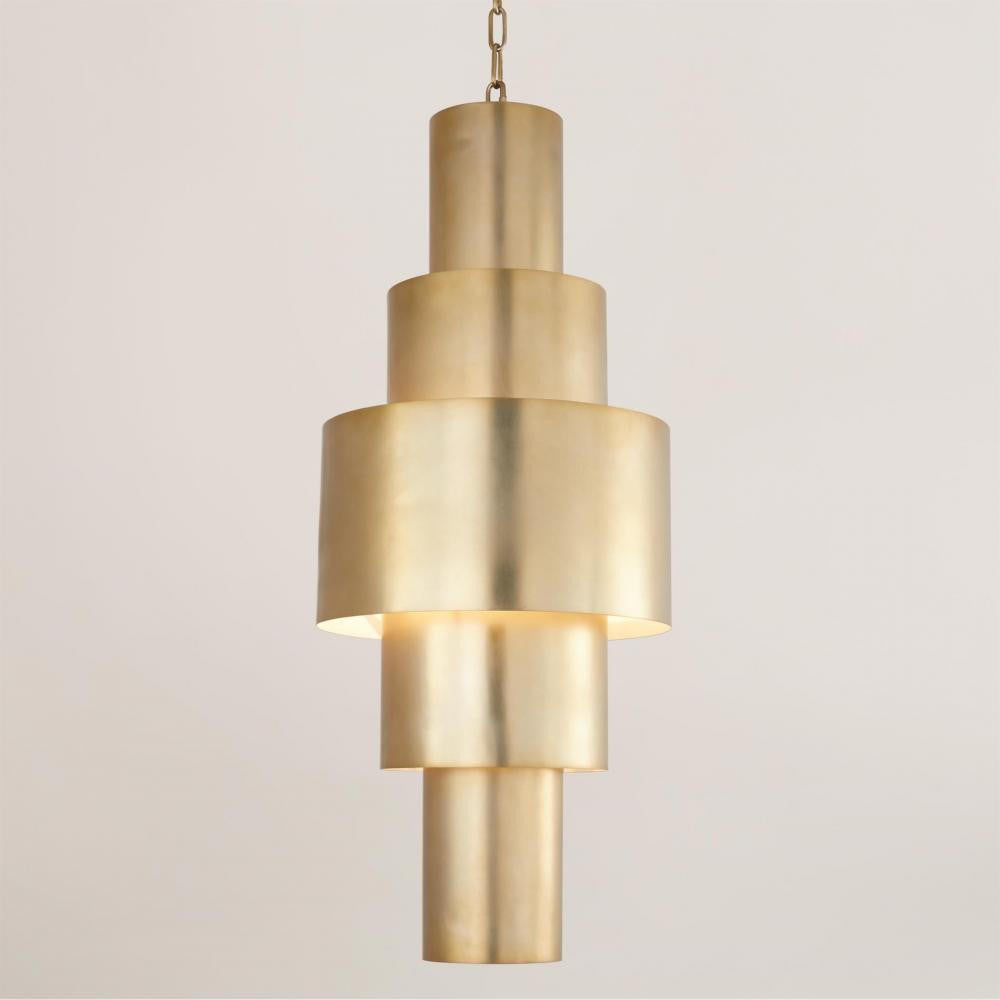Global Views Babylon Antique Brass Pendant
