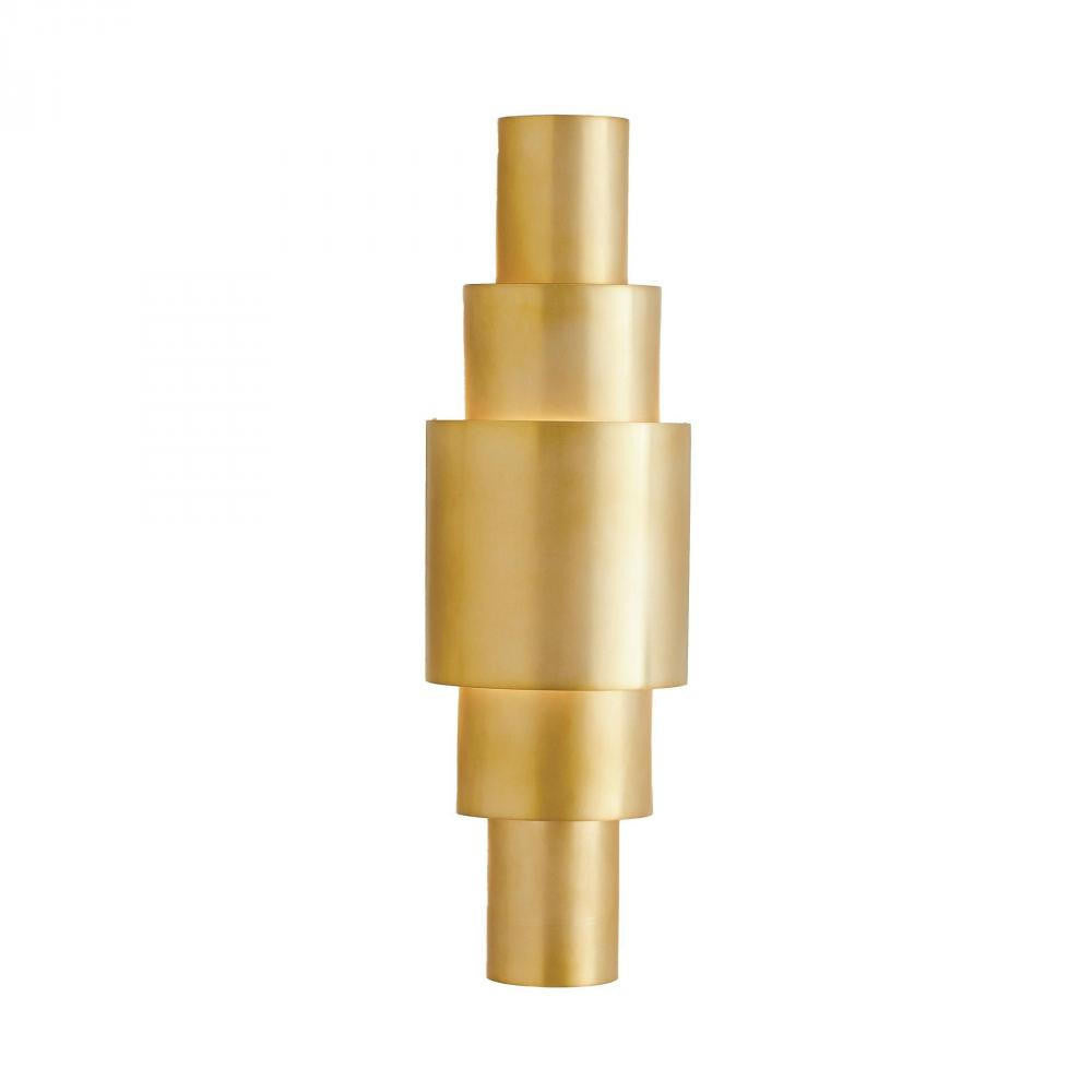 Global Views Babylon Wall Sconce Antique Brass