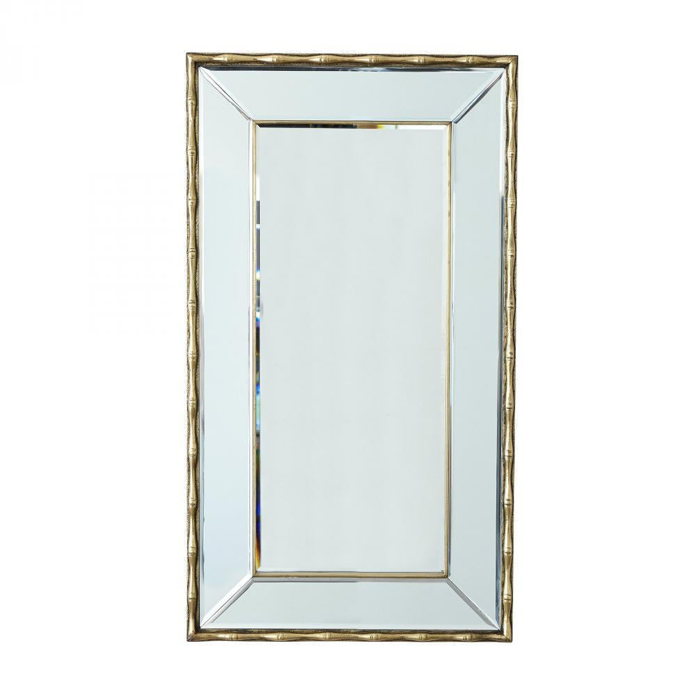 Global Views Bamboo Antique Brass Mirror