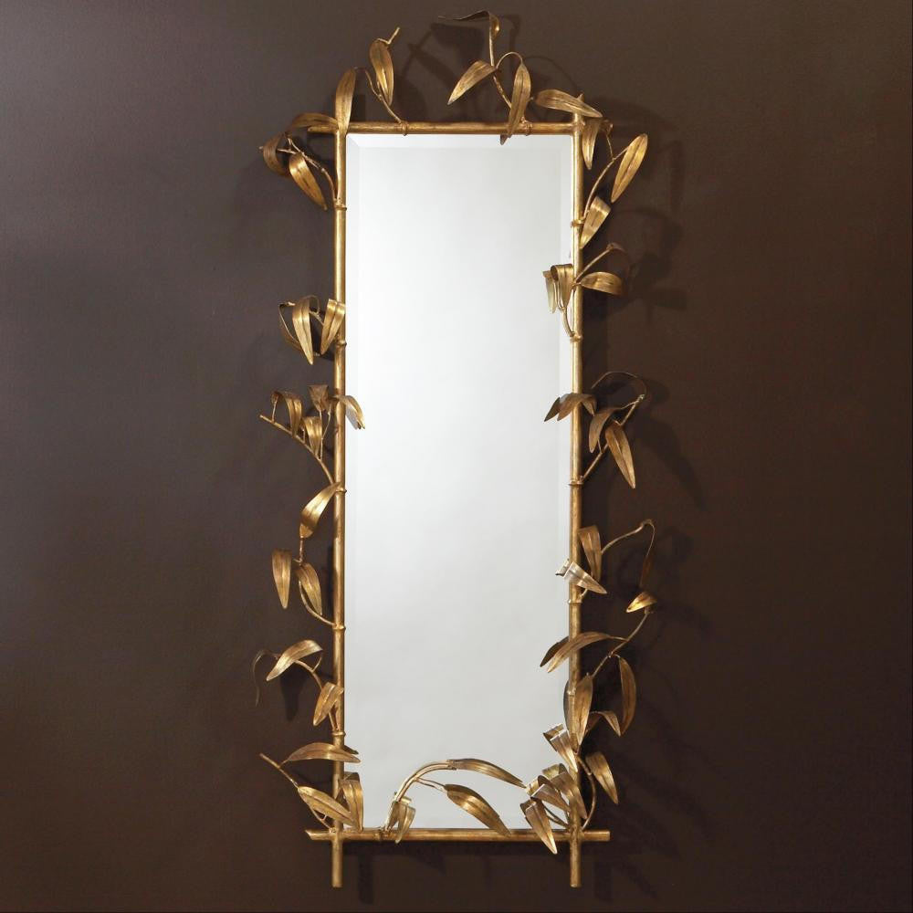 Global Views Bamboo Antique Gold Mirror