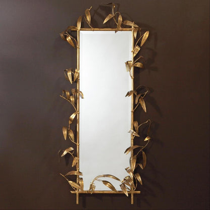 Global Views Bamboo Antique Gold Mirror