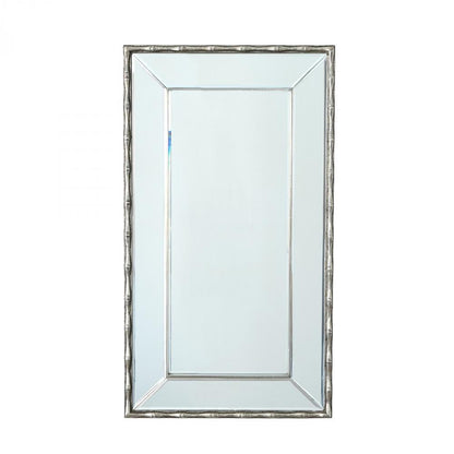 Global Views Bamboo Antique Nickel Mirror