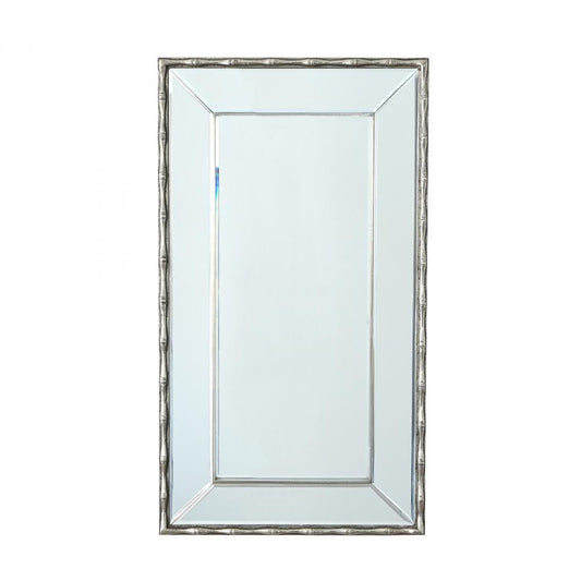 Global Views Bamboo Antique Nickel Mirror