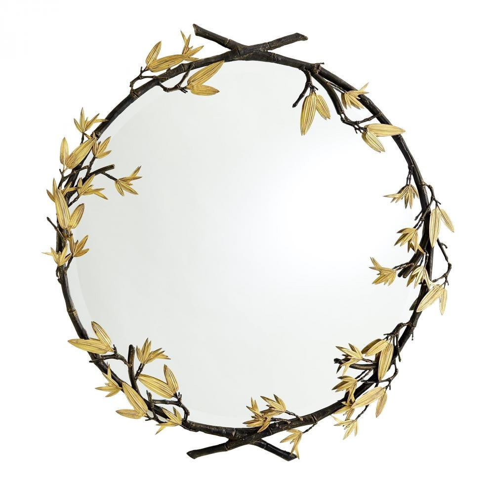 Global Views Bamboo Bronze Mirror