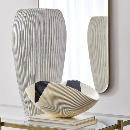 Global Views Banded Brass Mirror