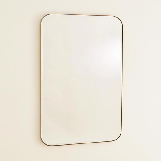 Global Views Banded Brass Mirror