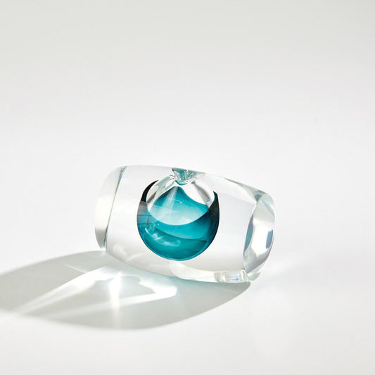 Global Views Barrel Azure Vase