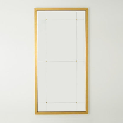 Global Views Beaumont Gold Leaf Floor Mirror
