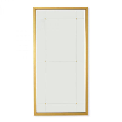 Global Views Beaumont Gold Leaf Floor Mirror