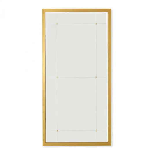 Global Views Beaumont Gold Leaf Floor Mirror