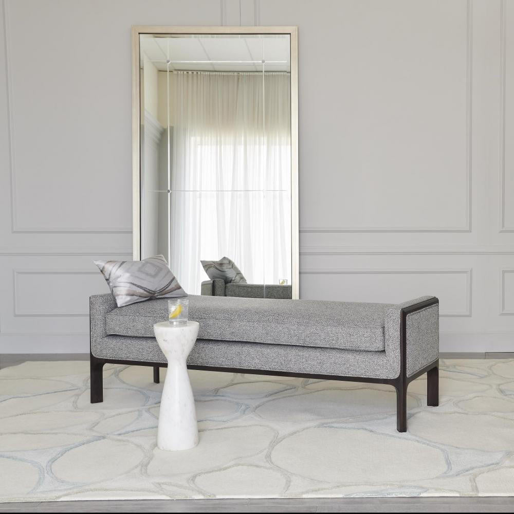 Global Views Beaumont Silver Leaf Floor Mirror