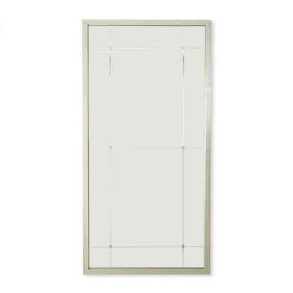 Global Views Beaumont Silver Leaf Floor Mirror