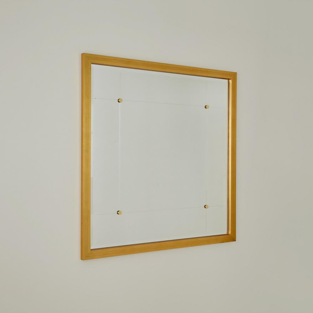 Global Views Beaumont Square Gold Leaf Mirror