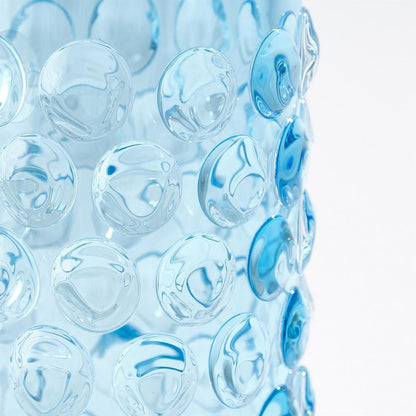 Global Views Bubble Cylinder Cobalt Vase
