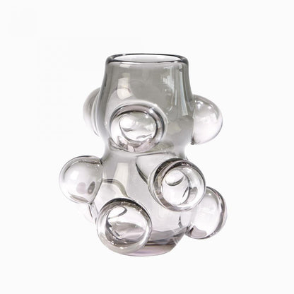 Global Views Bubbled Small Smalloke Grey Vase