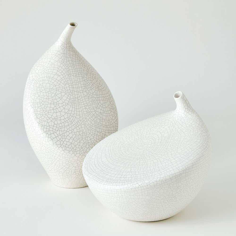 Global Views Buddah Large White Vase