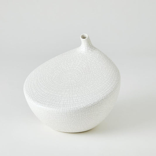 Global Views Buddah Small White Vase
