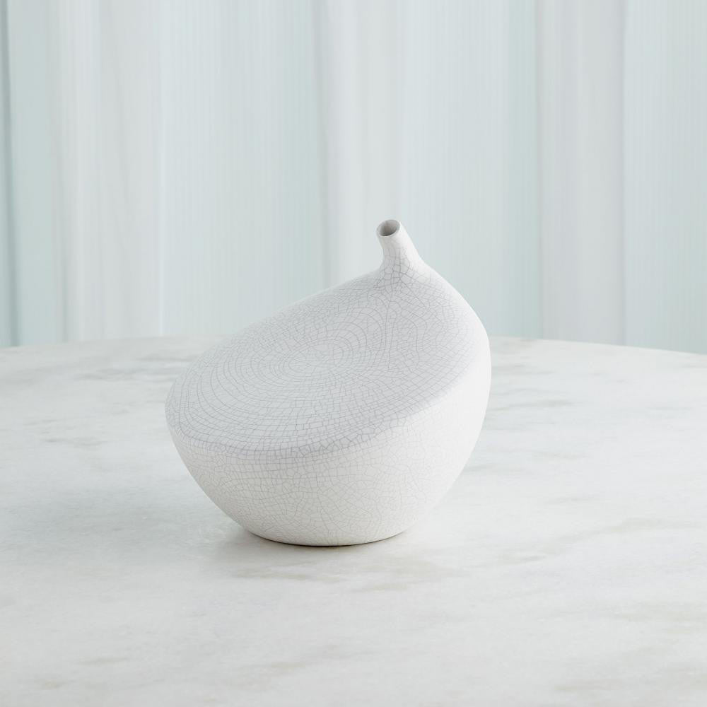 Global Views Buddah Small White Vase