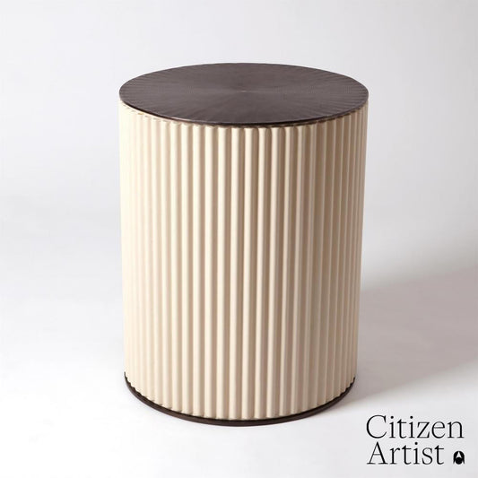 Global Views Camille Bronze Side Table
