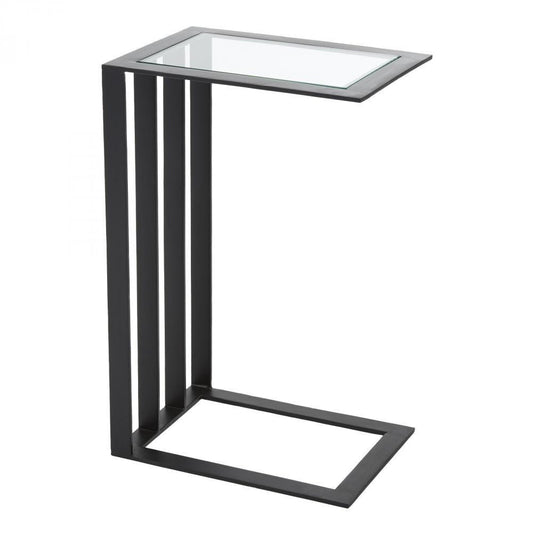 Global Views Cantilever Bronze Side Table