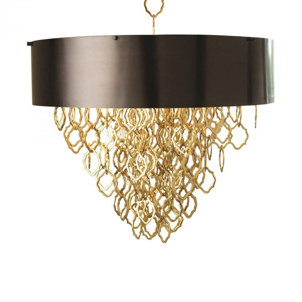 Global Views Chain Brass/Bronze Pendant
