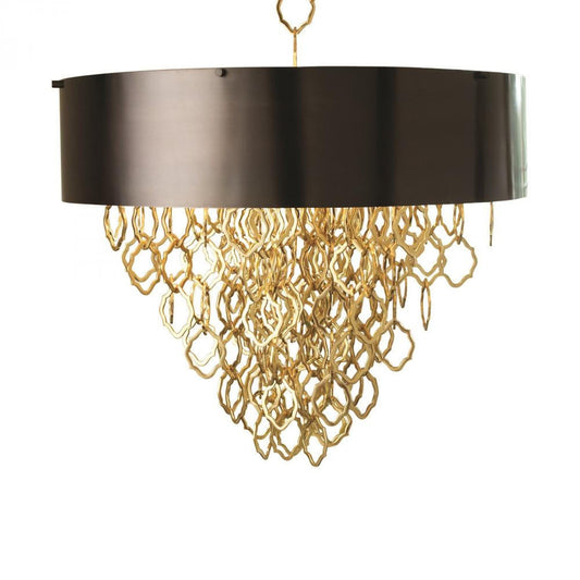 Global Views Chain Brass/Bronze Pendant