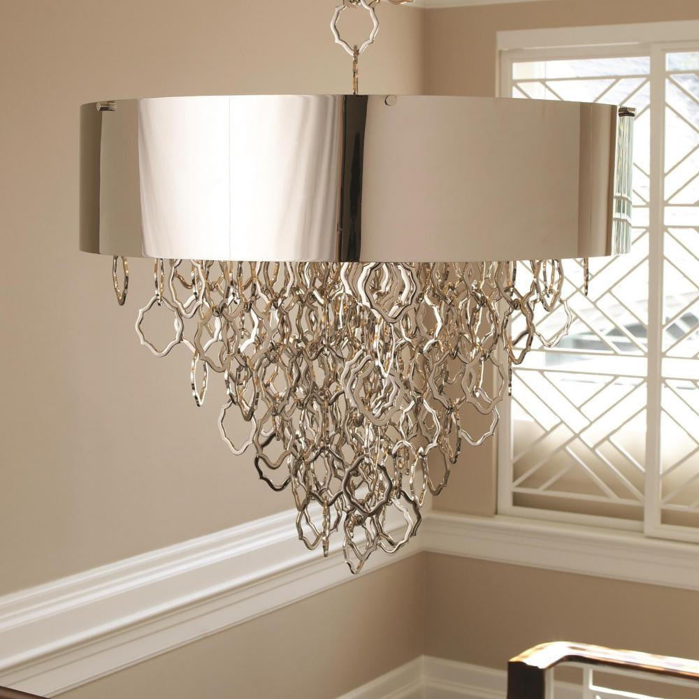 Global Views Chain Nickel Pendant