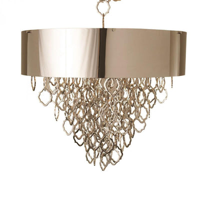 Global Views Chain Nickel Pendant