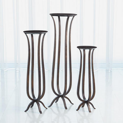 Global Views Chorda Small Bronze Pedestal