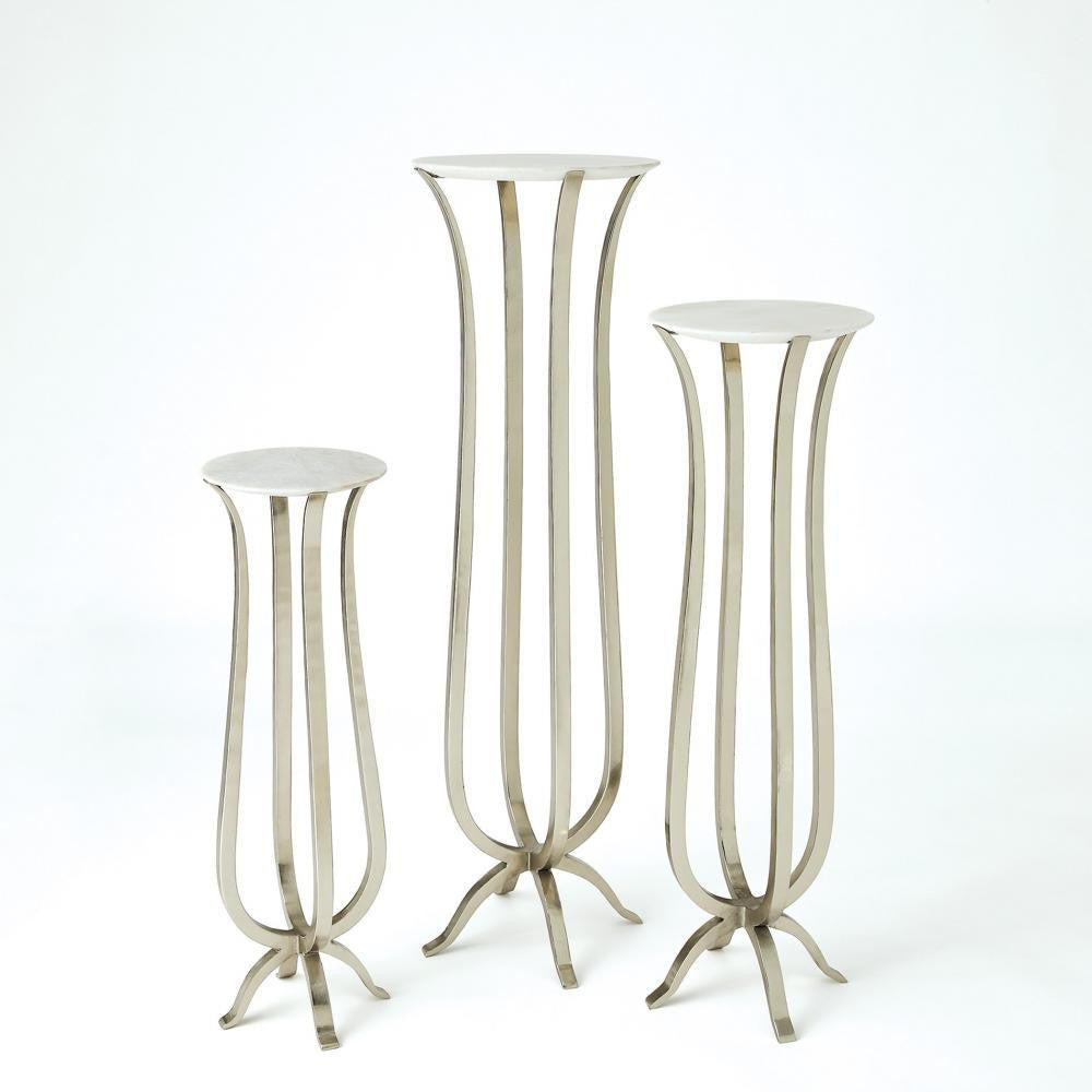 Global Views Chorda Small Nickel Pedestal
