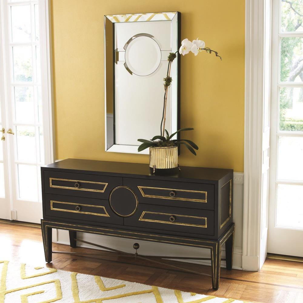 Global Views Collector's Black Cabinet Console